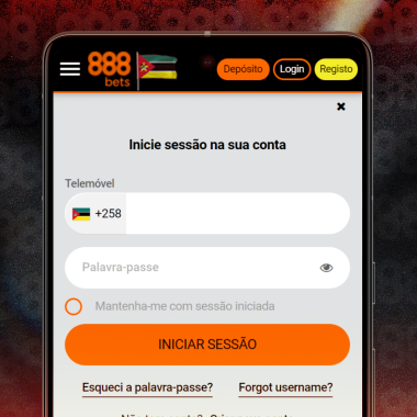 Login no Aplicativo 888bets