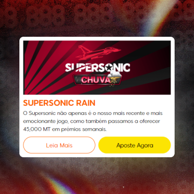 Os seguintes recursos de bônus do Supersonic